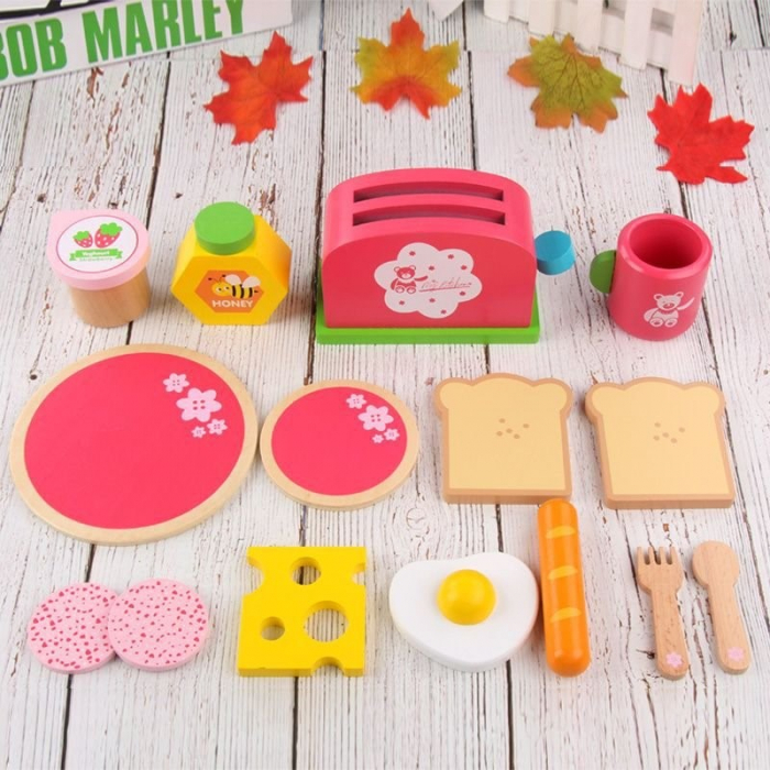 Mic Dejun de Jucarie din Lemn Delicious Breakfast - Un Joc Educativ tip Montessori [2]