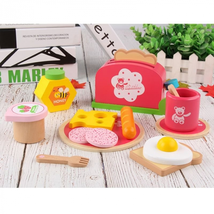Mic Dejun de Jucarie din Lemn Delicious Breakfast - Un Joc Educativ tip Montessori [3]