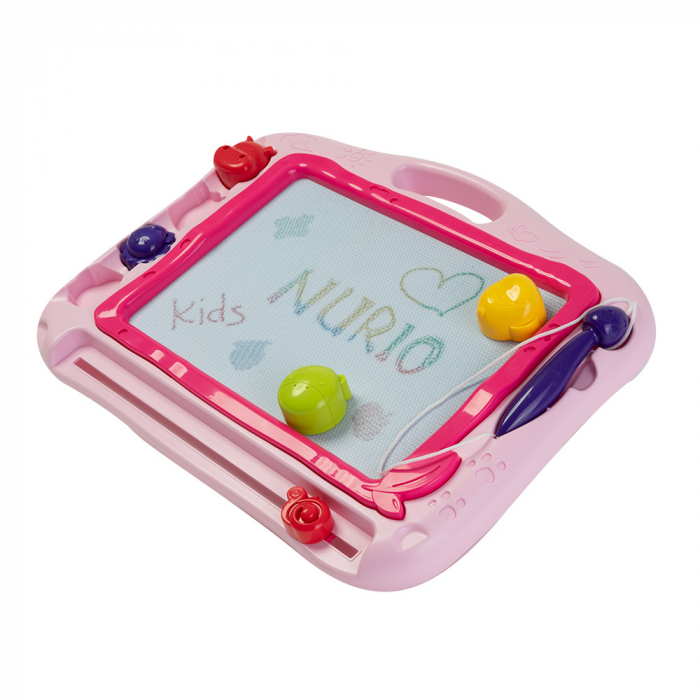 Tabla de Scris Magnetica cu Creion si Picioare, Roz [2]