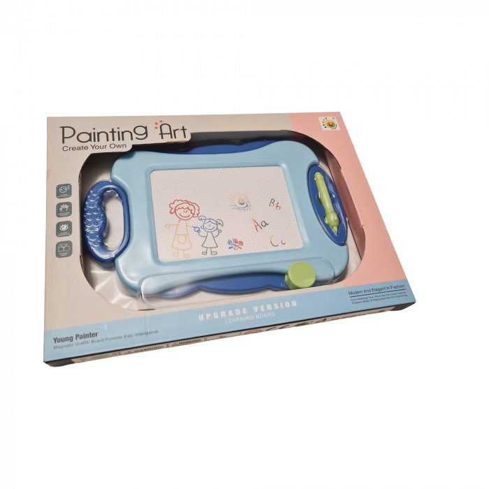 Tablita Magnetica de Desenat cu Creion Inclus, Painting Art, Albastru [5]