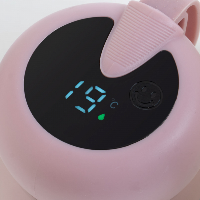 Termos cu Senzor Temperatura si Afisaj LED pentru Copii, Otel Inoxidabil - Roz [2]