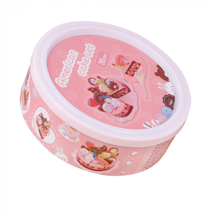 Tort Aniversar din Lemn cu Accesorii in Cutie [2]
