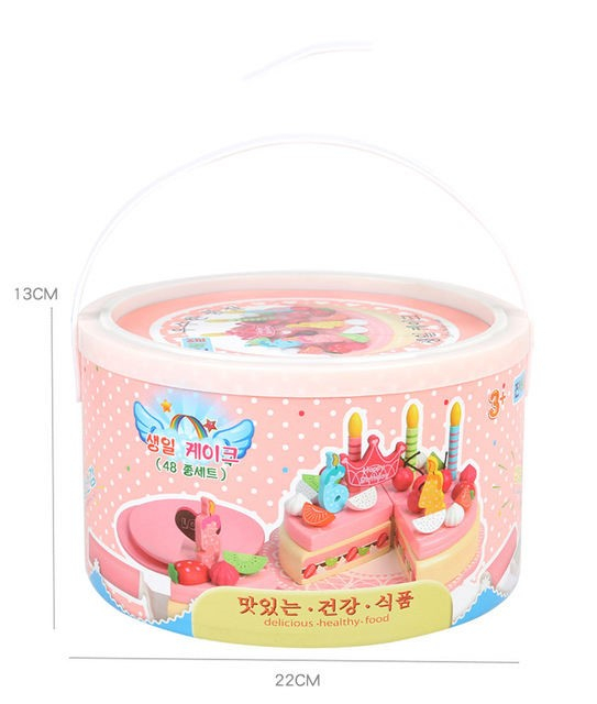 Tort aniversar din lemn cu accesorii in cutie Montessori [3]