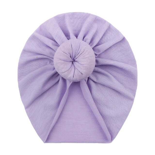 Turban pentru Fetite cu Coc - Mov [2]