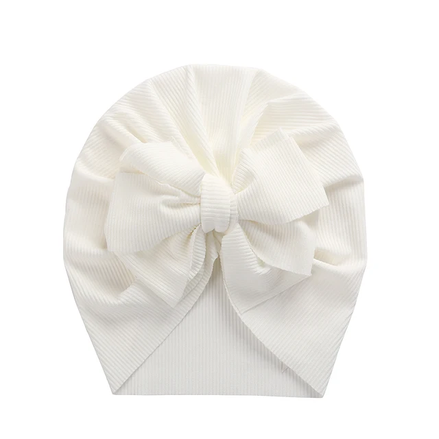 Turban pentru Fetite cu Fundita - Alb [2]