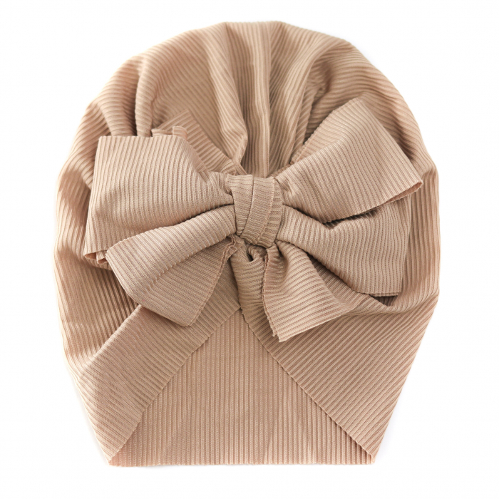 Turban pentru Fetite cu Fundita - Maro [2]