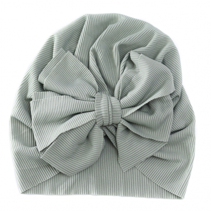 Turban pentru Fetite cu Fundita - Verde [2]