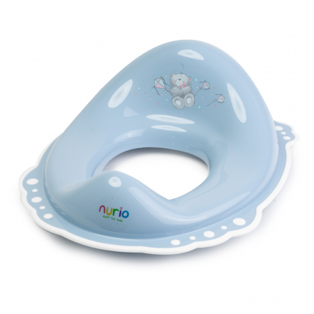 Olite si Adaptoare Toaleta - Adaptor Colac WC Copii, Antialunecare Ursulet -Albastru/Alb