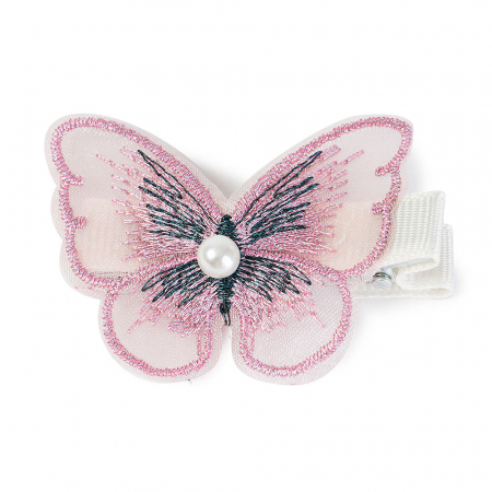 Accesorii - Agrafa de Par Tip Fluturas - Roz