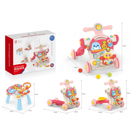 Antemergator 4 in 1 cu Masuta de Activitati Detasabila [1]