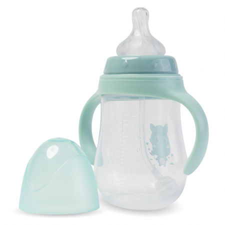 Biberon cu 2 Manere, 240ml - Verde [2]