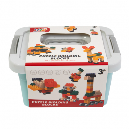 Blocuri de Constructie in Cutie - 58 Piese [1]