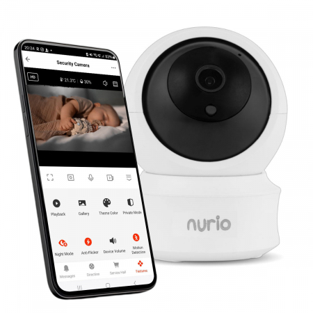 ECHIPAMENTE SI ACCESORII PENTRU HRANIRE SI INGRIJIREA BEBELUSILOR - Camera Smart WIFI HD, cu Aplicatie si Supraveghere 355°