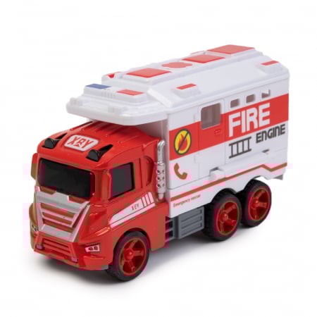 Produse - Camion de Pompieri pentru Copii  Pull Back