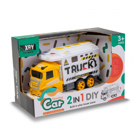 Camion de Transport pentru Copii  Pull Back [2]