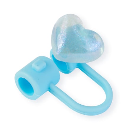 Noutati - Capac Din Silicon Pentru Protectia Paiului – Albastru Sidefat