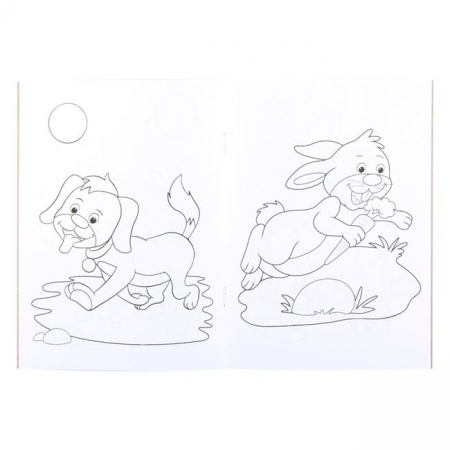 Carte de Colorat pentru Copii A5, Animalute [1]