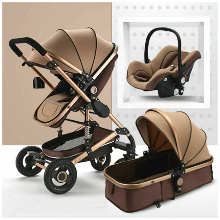 RESIGILAT - Carucior Pliabil de Lux Travel 3 in 1