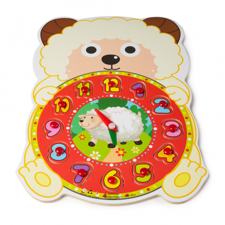 Ceas din Lemn Tip Puzzle - Oita