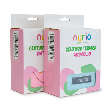 Centura Anticolici cu Samburi de Cirese - Roz [3]