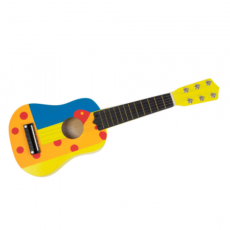 Montessori - Chitara Clasica din Lemn - Multicolora