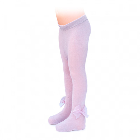 Ciorapi roz cu fundita din tulle [4]