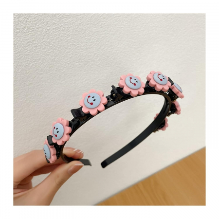 Accesorii - Cordeluta cu Agrafa - Soare Roz