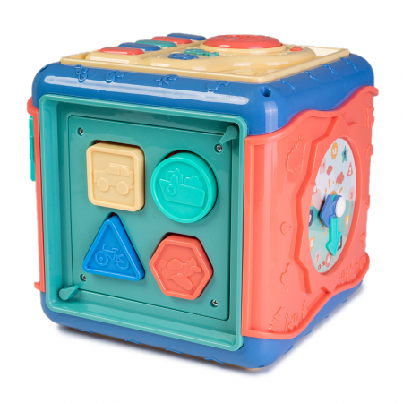 Cub de Activitati 6 in 1 - Jucarie pentru Bebelusi [2]