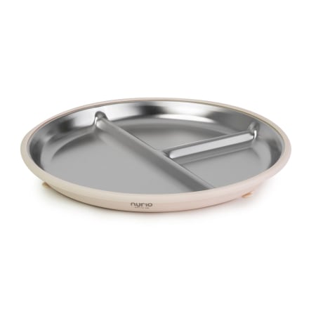 Produse - Farfurie compartimentata din inox cu protectie din silicon Nurio - Bej