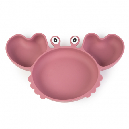 Farfurii - Farfurie din Silicon pentru Copii - Crab
