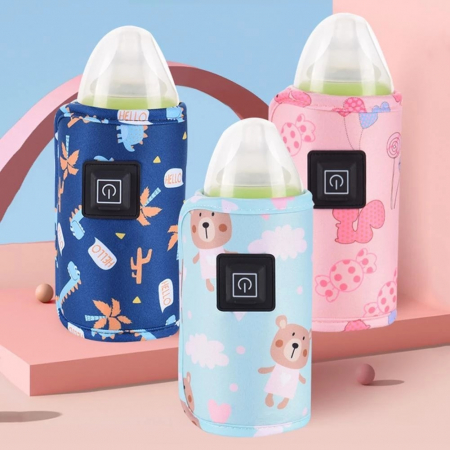 Incalzitor Portabil USB pentru Sticla Bebe - Albastru [3]