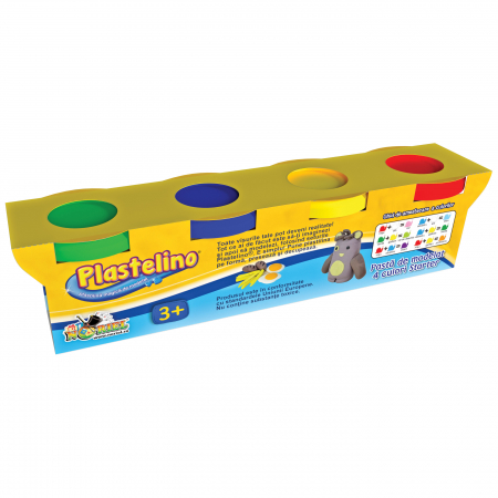 Produse - Pasta de Modelat Starter 4 Culori - Plastelino