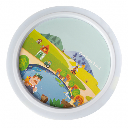 Joc din Lemn 3 in 1 de Pescuit Magnetic si Puzzle - Ferma Montessori [3]