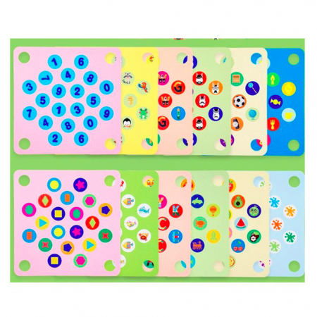 Joc din Lemn 4 in 1 "Multifunctional Memory Chess" [3]