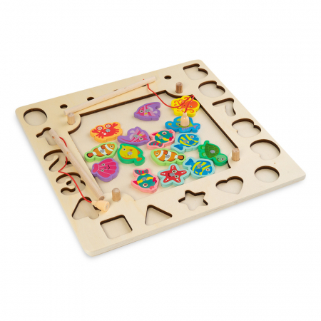 Joc Montessori Multifunctional din Lemn 6 in 1 [3]