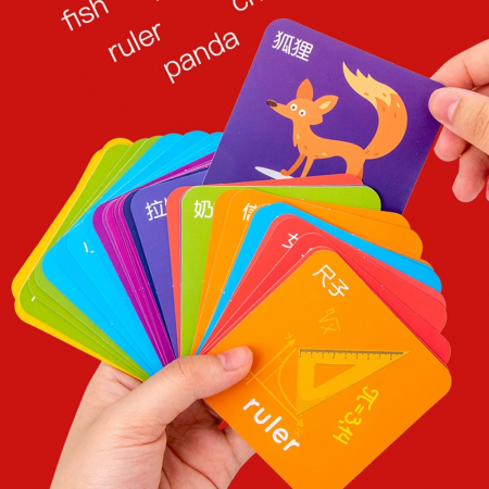 Joc Tip Puzzle din Lemn cu Carduri si Litere Montessori [2]