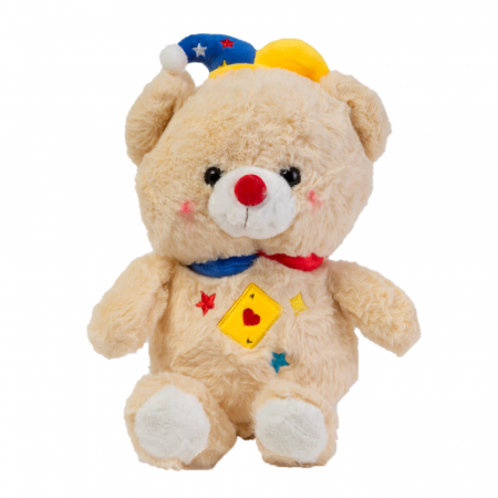 Plusuri Animalute - Jucarie de Plus Ursulet Arlechino, 26cm