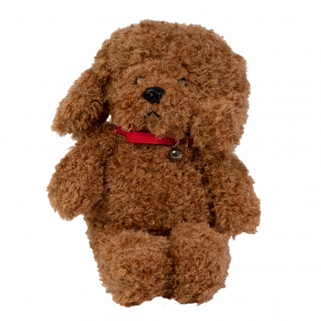 Plusuri Animalute - Jucarie de Plus Caine Maro Deschis 30cm