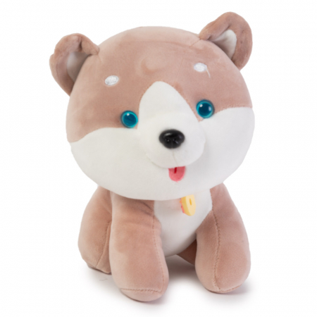 Plusuri Animalute - Jucarie de Plus Catelus, Maro 20 cm