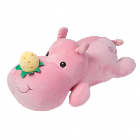 Produse - Jucarie de Plus Hipopotam Mov, 42cm