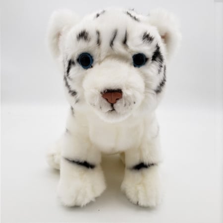 Jucarie de Plus Tigru Alb, 15cm [1]
