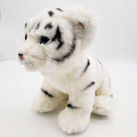 Jucarie de Plus Tigru Alb, 15cm [3]
