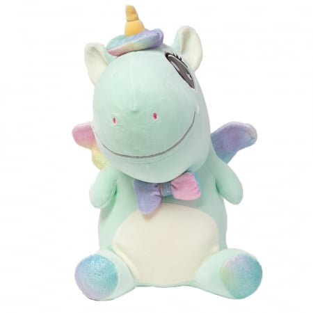 Plusuri Animalute - Jucarie de Plus Unicorn Verde, 30cm