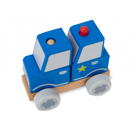 Cuburi Constructie si Masute Multifunctionale - Blocuri de Constructie din Lemn tip Masina