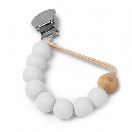 Lantisor Suzete din Silicon - Alb