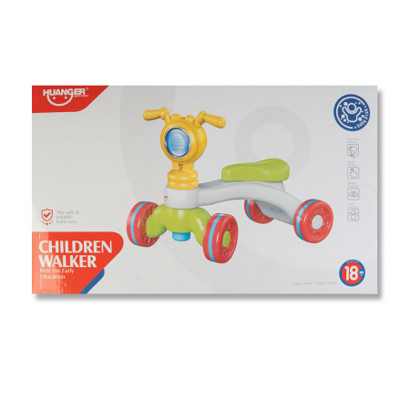 Masina de echilibru tip scuter pentru bebelusi cu 4 roti - premergator  - Huanger [10]