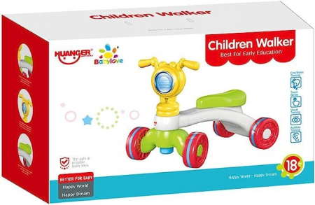 Masina de echilibru tip scuter pentru bebelusi cu 4 roti - premergator  - Huanger [7]