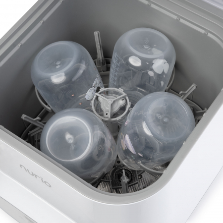 Masina Multifunctionala pentru Spalat, Sterilizat si Uscat Biberoane,Tetine si Accesorii Bebelusi Nurio [5]