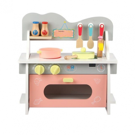 Mini Set de Bucatarie din Lemn cu Accesorii [1]