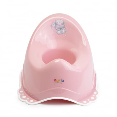 Olite si Adaptoare Toaleta - Olita 18 luni+ Antiderapant - Ursulet - Roz